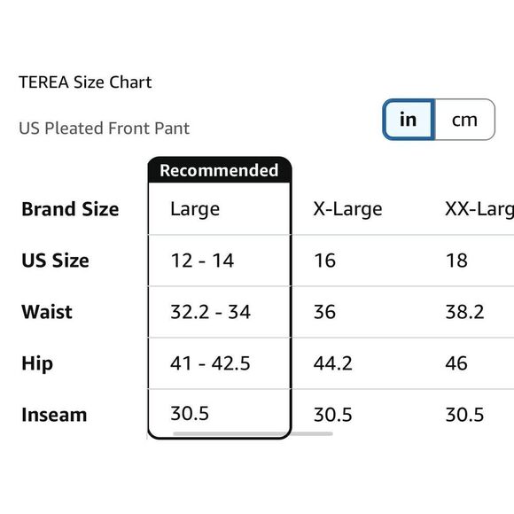 NEW TEREA Citronelle Lexie Pleated Front Pant XL - Picture 7 of 7